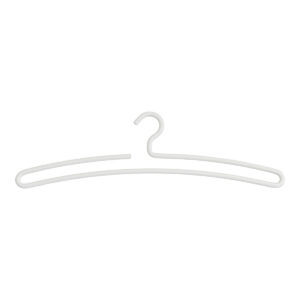 TORNA DESIGN Sandra tøjbøjle - hvid stål (sæt af 3)
