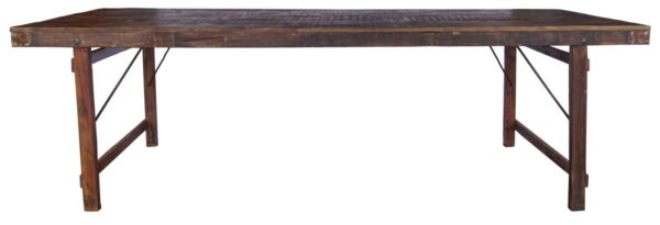 TRADEMARK LIVING spisebord - gammelt træ m. patina (250x100)