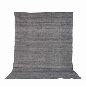 VENTURE DESIGN Devi gulvtæppe - grafitgrå polyester og bomuld (170x240)