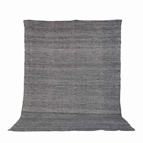 VENTURE DESIGN Devi gulvtæppe - grafitgrå polyester og bomuld (170x240)