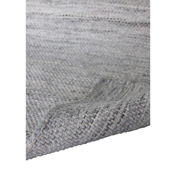 VENTURE DESIGN Devi gulvtæppe - sølv polyester og bomuld (170x240)