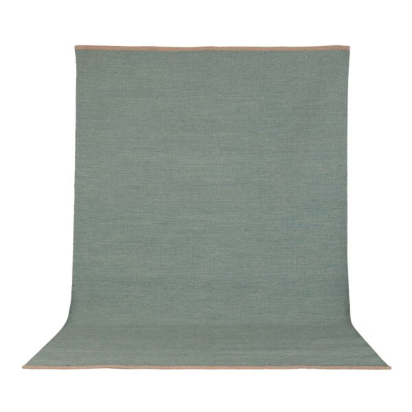VENTURE DESIGN Jaipur gulvtæppe - olivengrøn uld og bomuld (170x240)