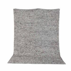 VENTURE DESIGN Jajru gulvtæppe - lysegrå uld og viskose (200x300)
