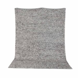 VENTURE DESIGN Jajru gulvtæppe - lysegrå uld og viskose (250x350)