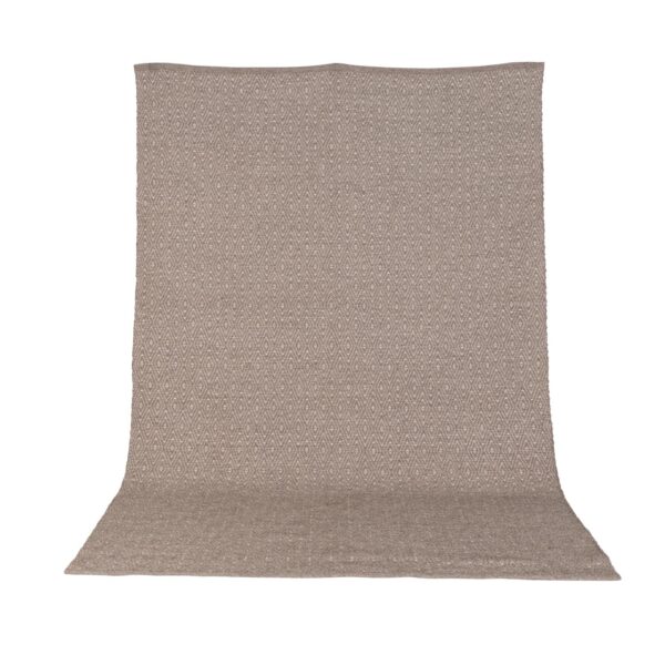 VENTURE DESIGN Julana gulvtæppe - brun uld og polyester (170x240)
