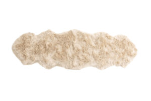 VENTURE DESIGN Katy Tæppe Katy Polyester Fake Fur - 180*55- -Pläd-Beige