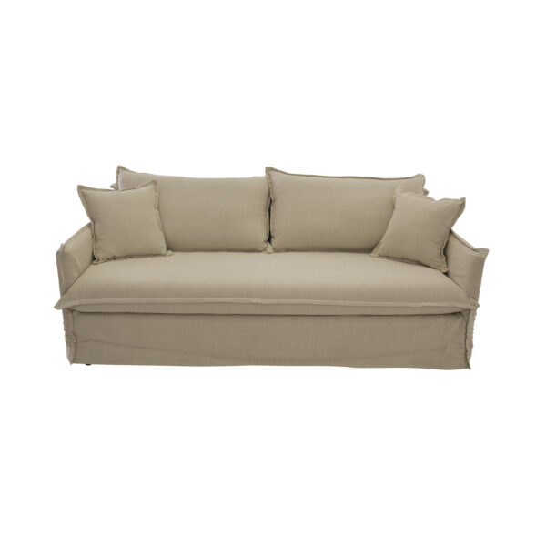 VENTURE DESIGN Nova 3 pers. sofa - beige stof og plastik