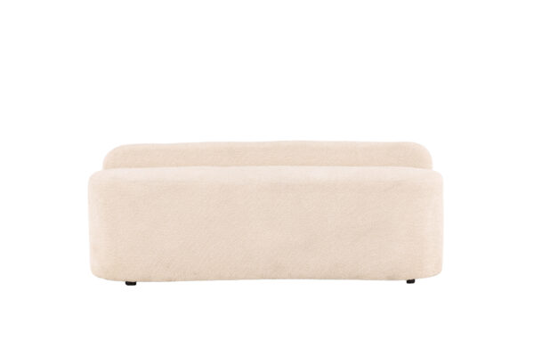 VENTURE DESIGN Pocatello 2 pers. sofa - hvid bouclé stof