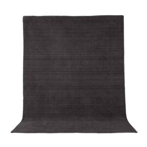 VENTURE DESIGN Ulla gulvtæppe - mørkegrå uld og polyester (170x240)