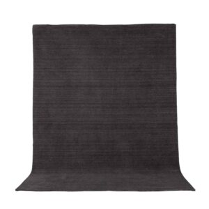 VENTURE DESIGN Ulla gulvtæppe - mørkegrå uld og polyester (200x300)