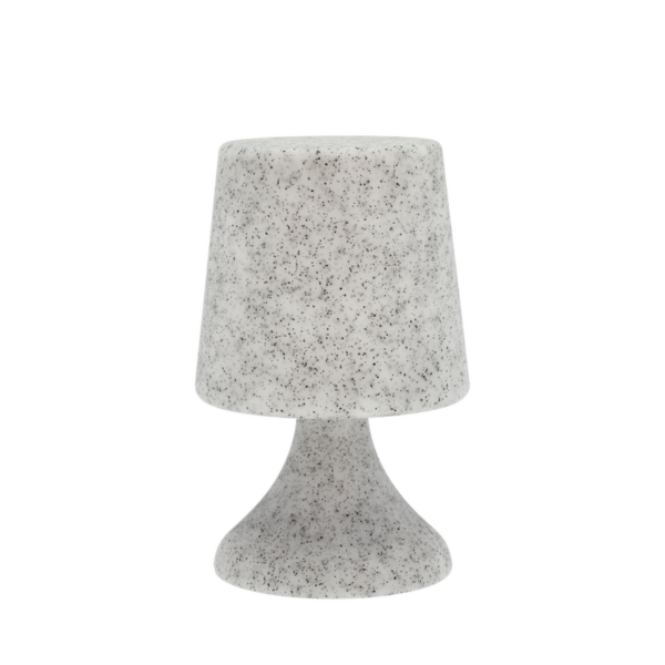 VILLA COLLECTION Midnat LED genopladelig lounge bordlampe - transparent/hvid polyethylen (H:25