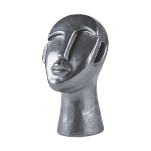 VILLA COLLECTION Trun hoved figur - mørkegrå cement (H:30)