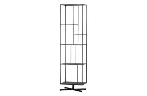 WOOOD EXCLUSIVE Jiske reol - sort jern(H:184cm x50cm x 35cm)