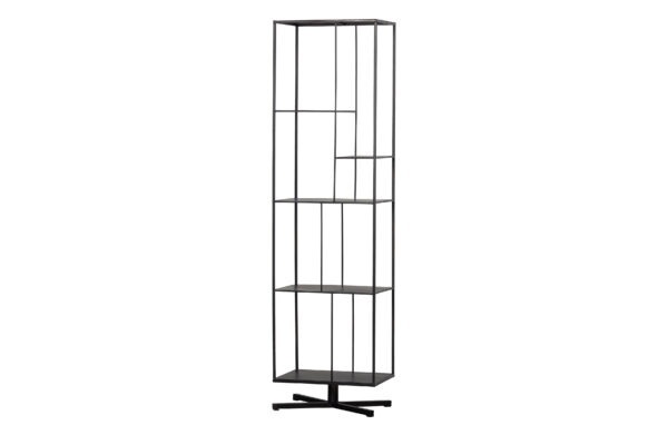 WOOOD EXCLUSIVE Jiske reol - sort jern(H:184cm x50cm x 35cm)