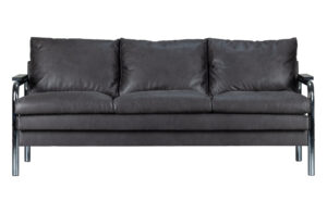 Woood Exclusive Tube 2 Pers. Sofa - Varm Grå Polyester Og Forkromet Metal -> Overkommelige priser